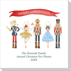 Nutcracker Ensemble Christmas Napkins