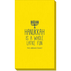 Hanukkah Is A Whole Latke Fun Linen Like Guest Towels