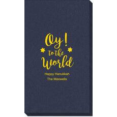 Oy To The World Linen Like Guest Towels