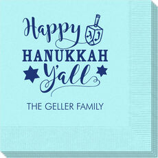 Happy Hanukkah Y'all Napkins