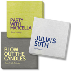 Create Your Own Headline Bamboo Luxe Napkins