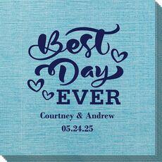 The Best Day Ever Bamboo Luxe Napkins