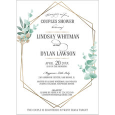 Geo Frame Invitations