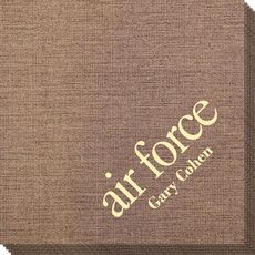 Big Word Air Force Bamboo Luxe Napkins