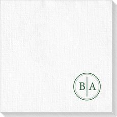 Petite Dotted Circle Duogram Deville Napkins