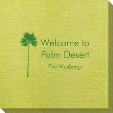 Palm Tree Silhouette Bamboo Luxe Napkins