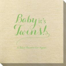 Baby It's Twins Bamboo Luxe Napkins