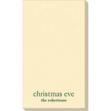 Big Word Christmas Eve Linen Like Guest Towels