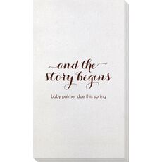 And the Story Begins Bamboo Luxe Guest Towels