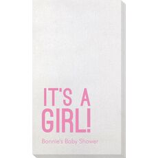Bold It's A Girl Bamboo Luxe Guest Towels