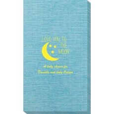 Love You To The Moon Bamboo Luxe Guest Towels