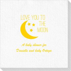 Love You To The Moon Deville Napkins