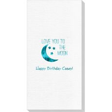 Love You To The Moon Deville Guest Towels