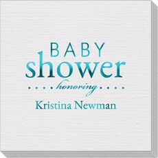Baby Shower Honoring Linen Like Napkins