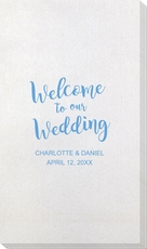 Welcome to our Wedding Bamboo Luxe Guest Towels