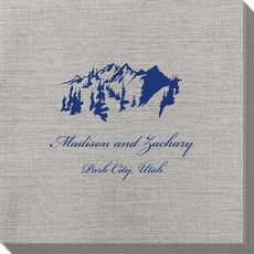 Scenic Mountains Bamboo Luxe Napkins
