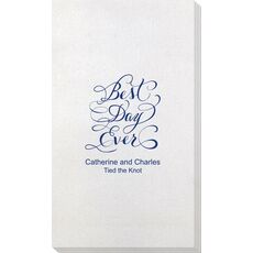 Whimsy Best Day Ever Bamboo Luxe Guest Towels
