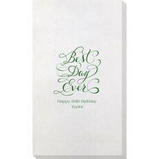 Whimsy Best Day Ever Bamboo Luxe Guest Towels