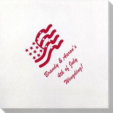 American Flag Bamboo Luxe Napkins