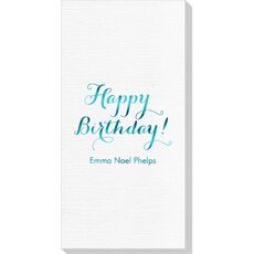 Darling Happy Birthday Deville Guest Towels