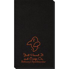 The Friendly Ghost Linen Like Guest Towels