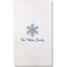 Simply Snowflake Bamboo Luxe Guest Towels