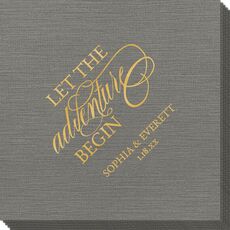 Let the Adventure Begin Bamboo Luxe Napkins