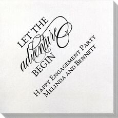 Let the Adventure Begin Bamboo Luxe Napkins