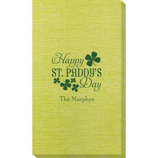 Happy St. Paddy's Day Bamboo Luxe Guest Towels