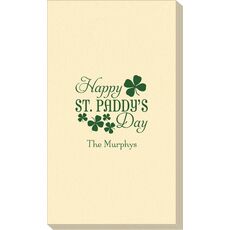 Happy St. Paddy's Day Linen Like Guest Towels