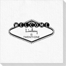 Welcome Marquee Deville Napkins