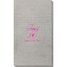 Elegant Sweet Sixteen Bamboo Luxe Guest Towels