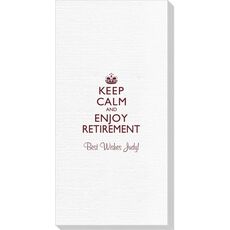 Keep Calm and Enjoy Retirement Deville Guest Towels