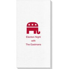 Patriotic Elephant Deville Guest Towels