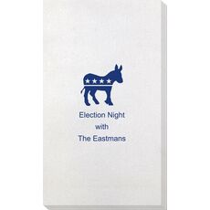 Patriotic Donkey Bamboo Luxe Guest Towels