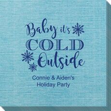 Baby It's Cold Outside Bamboo Luxe Napkins