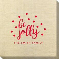 Confetti Dots Be Jolly Bamboo Luxe Napkins