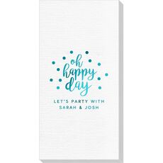Confetti Dots Oh Happy Day Deville Guest Towels