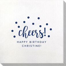 Confetti Dots Cheers Bamboo Luxe Napkins