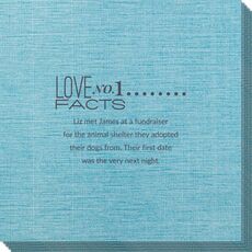 Just the Love Facts Bamboo Luxe Napkins