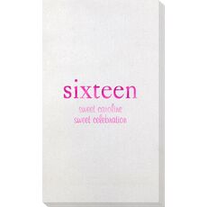 Big Number Sixteen Bamboo Luxe Guest Towels