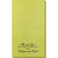 Basic Text of Your Choice Bamboo Luxe Guest Towels