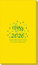 Class of Confetti Dots Linen Like Guest Towels