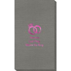 Wedding Rings Bamboo Luxe Guest Towels