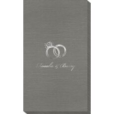 Wedding Rings Bamboo Luxe Guest Towels