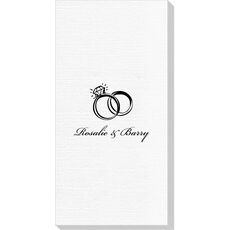 Wedding Rings Deville Guest Towels