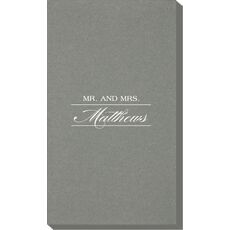 Mr. and Mrs. Linen Like Guest Towels