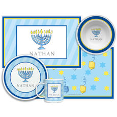 Hanukkah 4-Piece Dinnerware Set