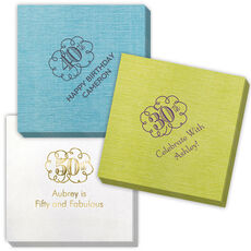 Pick Your Own Fun Scroll Bamboo Luxe Napkins