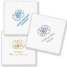 Pick Your Own Fun Scroll Deville Napkins